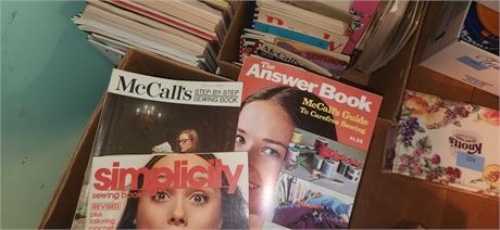 Lot of books and magazines
