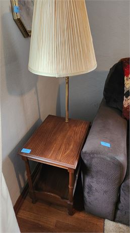 2 End Tables With Lights. Tables Don't Match