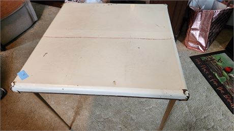 Square Folding Table. Corner Needs Repaired