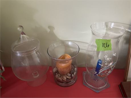Glass Candle Decor