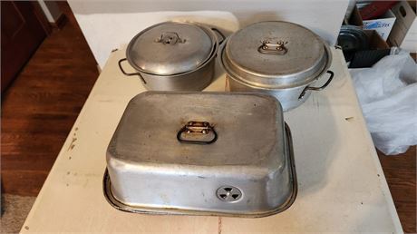 Vintage Wear-Ever Aluminum Pans