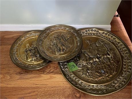Decorative Hammered Plates