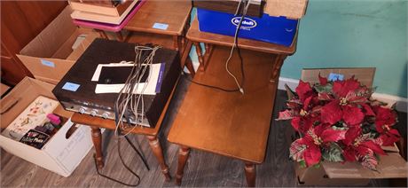 Pair of end tables