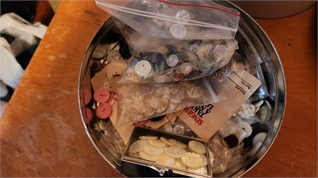 Lot Of Various Buttons