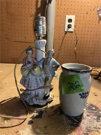 Vintage Lamp, Vase