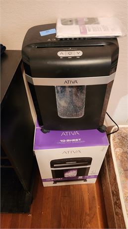 Ativa 10 Sheet Cross-Cut Shredder