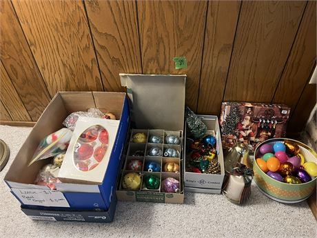 Christmas Deco, Bulbs, Easter Eggs