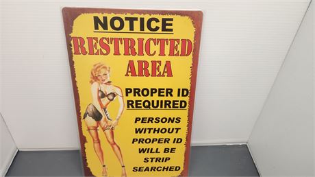 Collectible Metal Sign