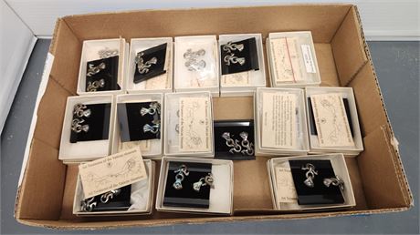 Lot Of Twin Horse Head Ear Rings