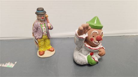 Vintage Clown Statues