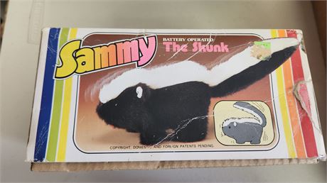 Sammy The Skunk Toy
