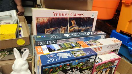 Lot Of Various Puzzles