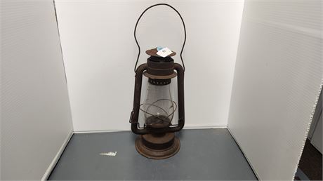 Dietz Vintage Lantern Glass Globe Is Chipped