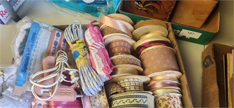 Various Ribbon & Craft Items