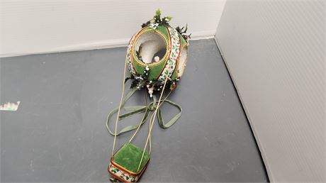 Vintage The House Of Murat Musical Hot Air Balloon Decoration