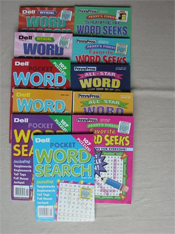 11 Word Search Puzzle Books
