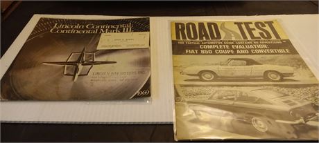 Vintage Car Advertisement