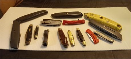 Lot Of Various Knives