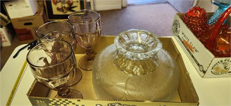 Lot Of Glassware