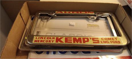 License Plates & Plate Covers