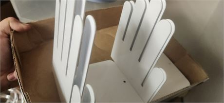 Metal Hands Napkin or Letter Holders