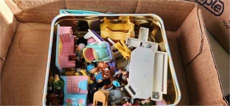 Tin Of Misc. Toys