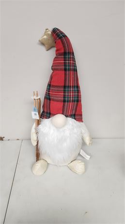 Gnome Christmas Decoration. Has hole in Hat.