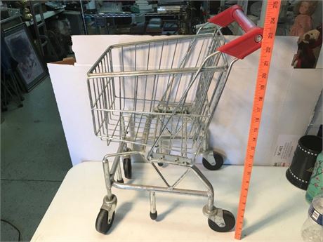 Kids Metal Shopping Cart Toy