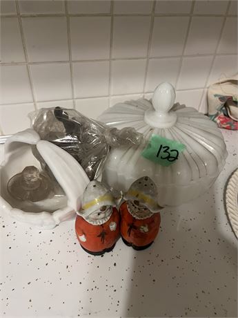 Dishes, Salt and Pepper Shakers