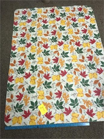 Fall Themed Table Skirt