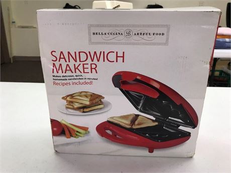 Bella Cucina Artful Food Sandwich Maker