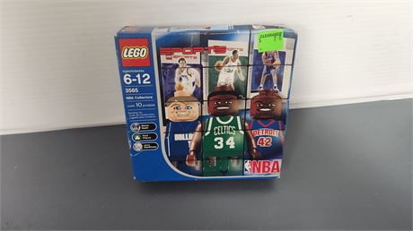 Lego No. 3565 NBA Collectors. Box Is Open & But Package Inside Is Unopened