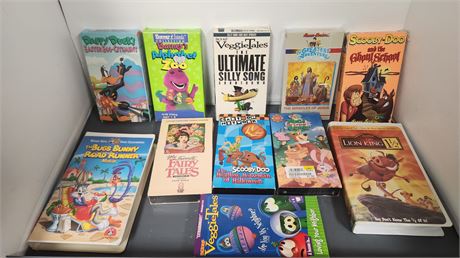 Lot Of Various VHS Tapes