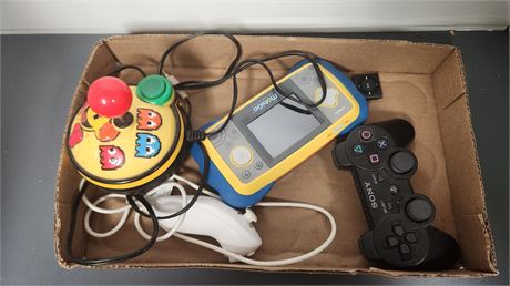 Apple Ipod Player & Sony Controller & Misc.