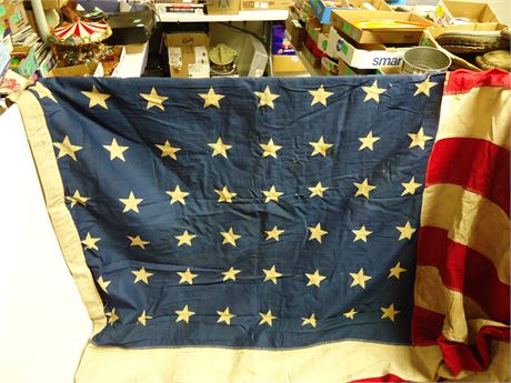48 Star American Flag & Penn DOTT Bank Bags