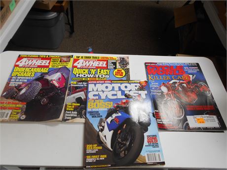 Motor Cyclist & Cycle World & 4 Wheel Magazines
