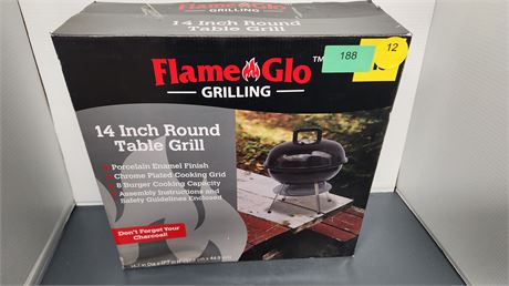Flame Glo 14 Inch Round Table Grill
