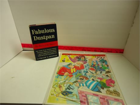 Fabulous Dustpan The Story Of Hoover Book & Vintage Puzzle