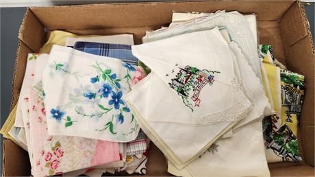 Vintage Handkerchiefs & Misc