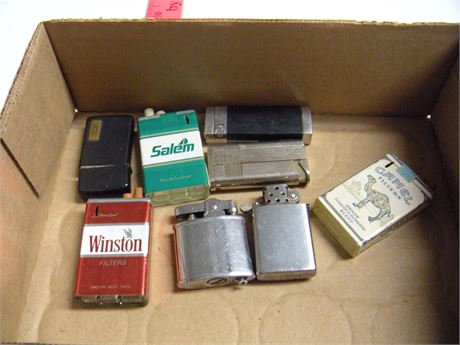 Vintage Camel & Winston & Salem & Misc. Lighters