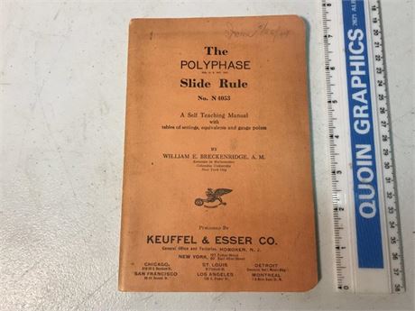 1938 The Polyphase Slide Rule