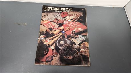 Cleveland Indians 1983 Official Souvenir Program