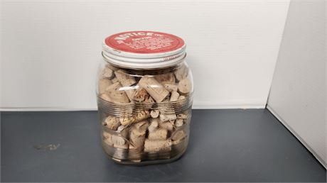 Jar Of Various Corks