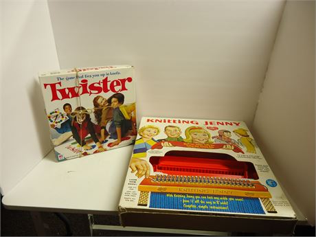 Knitting Jenny & Twister Board Game