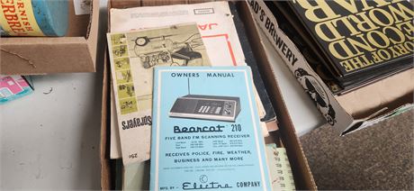 Vintage Car Manuals & Various Service Books