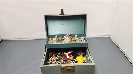 Small Jewelry Box & Jewelry
