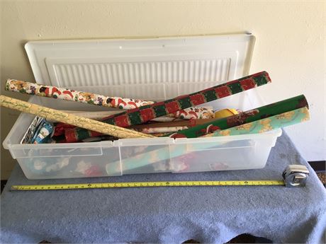 Container of Wrapping Paper (includes container)
