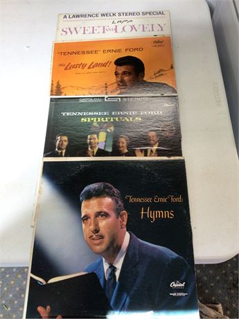 Classic Vinyl Albums Ernie Ford & Lawrence Welk