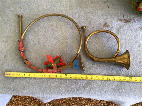 Two Brass Horns