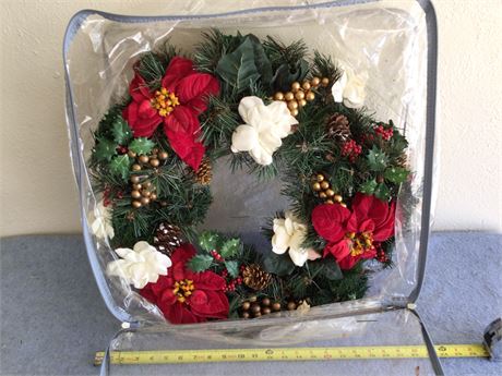Nice Wreath in Plastic Case